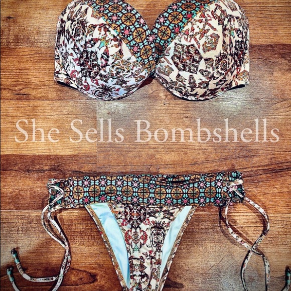 Victoria Secret Extra Rare Boho Bikini - Picture 1 of 1